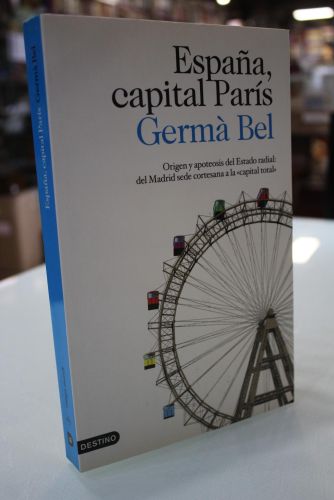Portada del libro de España, capital París.