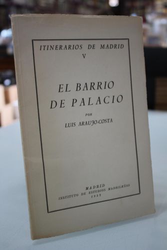 Portada del libro de El Barrio de Palacio.