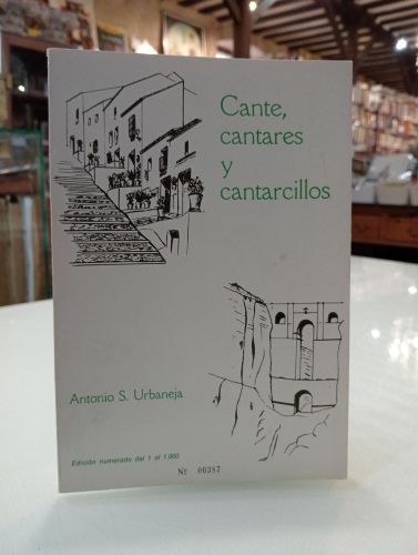 Portada del libro de Cante, cantares y cantarcillos [Dedicado]