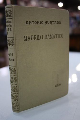 Portada del libro de Madrid dramático