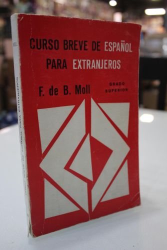 Portada del libro de Curso breve de español para extranjeros. Grado superior.