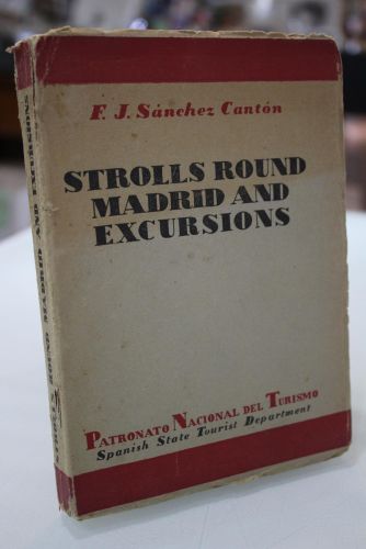 Portada del libro de Strolls Round Madrid and Excursions. Walk through Madrid and excursions to its environs.