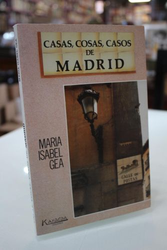 Portada del libro de Casas, cosas y casos de Madrid
