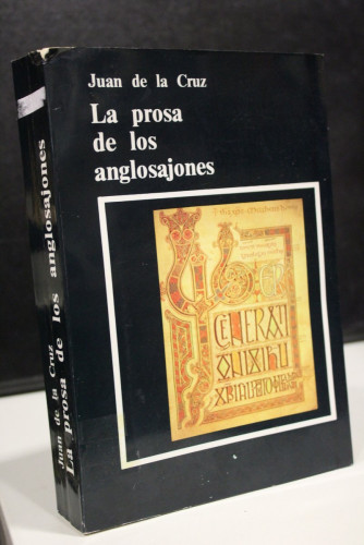 Portada del libro de La prosa de los anglosajones. (Introducción crítica, textos, glosario referencial y apéndice gramátical...