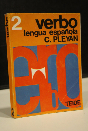 Portada del libro de Verbo. 2. Lengua española.- Pleyán, C.