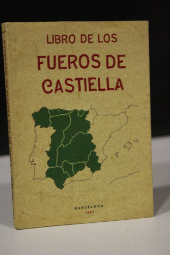 Portada del libro de Libro de los fueros de Castiella.- Sánchez, Galo.- Edición Facsímil.