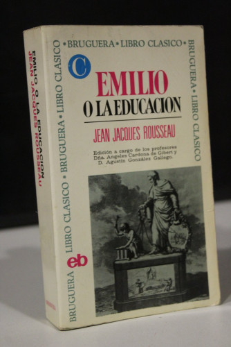 Portada del libro de Emilio o la educación