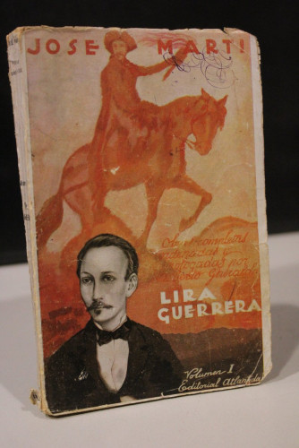 Portada del libro de Lira Guerrera.- José Martí.- Obras completas, volumen I.