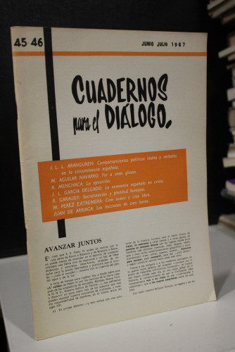 Portada del libro de Cuadernos para el Diálogo, número 45-46. Junio-Julio 1967.