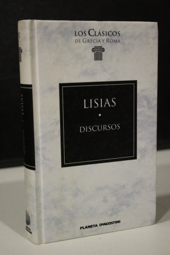 Portada del libro de Discursos.- Lisias.- Los Clásicos de Grecia y Roma, 92.