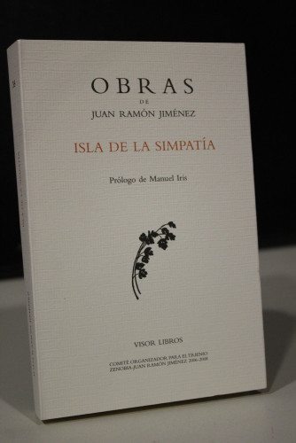 Portada del libro de Isla de la simpatía.- Obras de Juan Ramón Jiménez, 35.