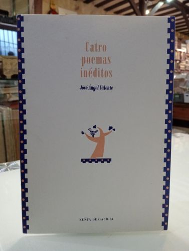Portada del libro de Catro poemas inéditos [Dedicado]
