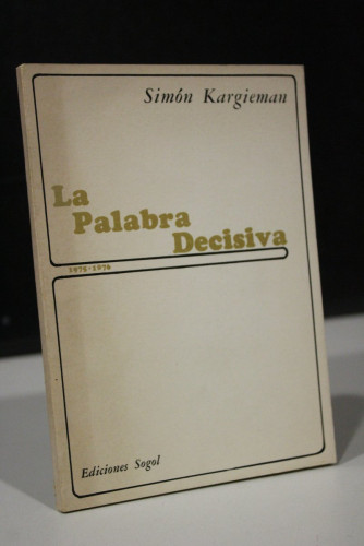 Portada del libro de La Palabra Decisiva (1975-1976)