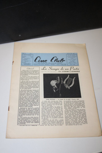 Portada del libro de Cine Club. Publicación del Cine Club del Uruguay. Año II, nº 7. Mayo 1949.