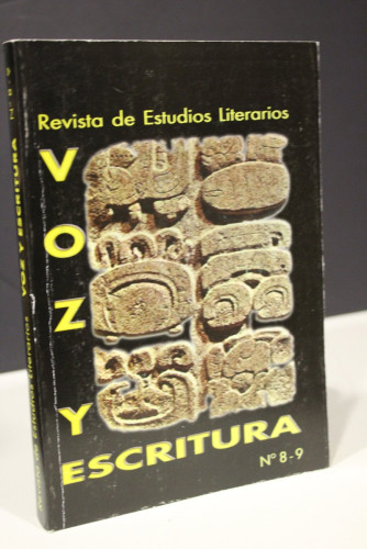 Portada del libro de Voz y Escritura. Nº 8-9. Vol. 5 Año VI.- Revista de Estudios Literarios.