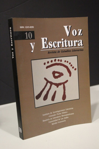 Portada del libro de Voz y Escritura. Nº 10. Vol. 5 Año VIII.- Revista de Estudios Literarios.