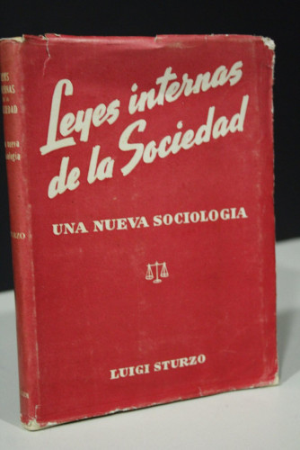 Portada del libro de Leyes internas de la Sociedad. Una nueva sociología