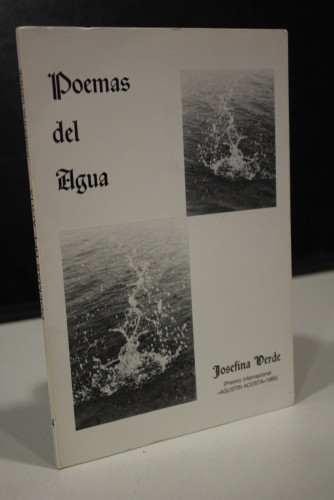 Portada del libro de Poemas del Agua