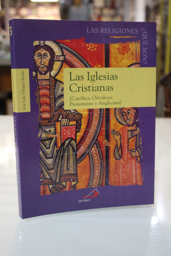 Portada del libro de Las Iglesias Cristianas (Católica, Ortodoxa, Protestante y Anglicana)