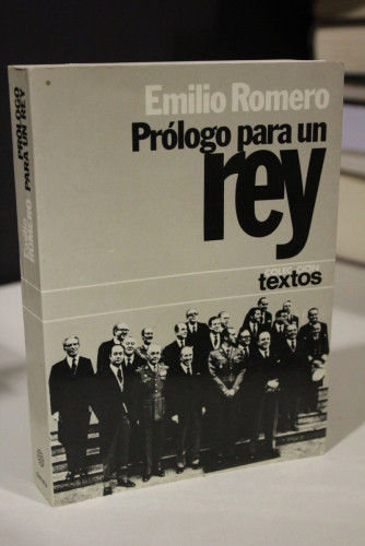 Portada del libro de Prólogo para un rey