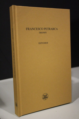 Portada del libro de Francesco Petrarca. Trionfi. Estudios.