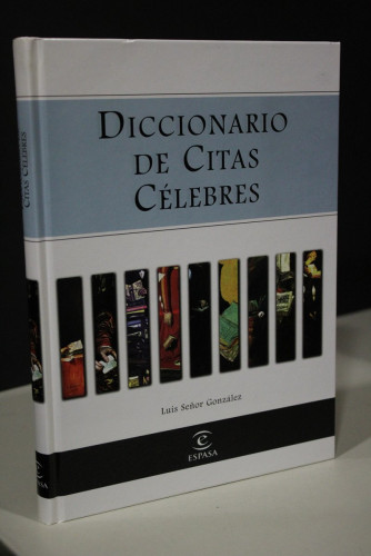 Portada del libro de Diccionario de citas célebres