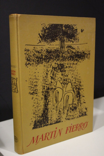 Portada del libro de Martín Fierro.- Hernández, José.