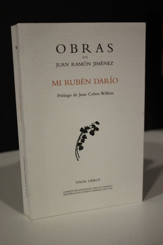 Portada del libro de Mi Rubén Darío.- Jiménez, Juan Ramón.