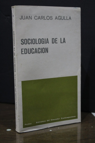 Portada del libro de Sociología de la educación