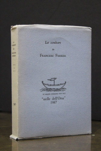 Portada del libro de Lo conhort.- Ferrer, Francesc.