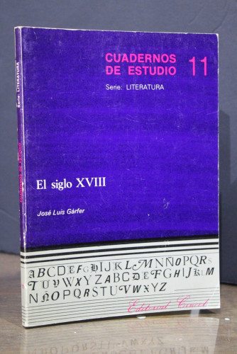 Portada del libro de El siglo XVIII