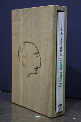 Portada del libro de El bosque animado.- Fernández Flórez, Wenceslao.- Caja/estuche de madera.