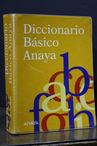 Portada del libro de Diccionario básico Anaya.