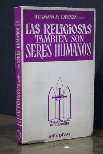 Portada del libro de Las religiosas también son seres humanos.- Hermana Mª Lorenza.