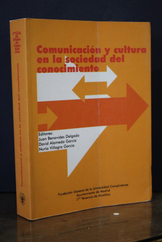 Portada del libro de Comunicación y cultura en la sociedad del conocimiento.