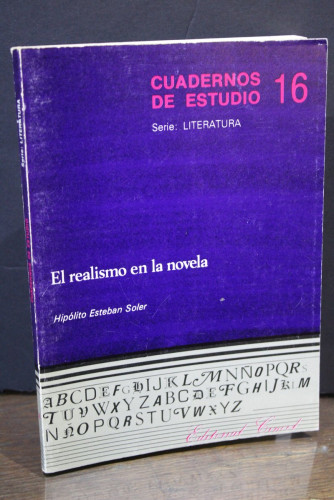 Portada del libro de El realismo en la novela