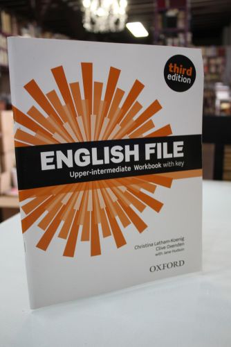 Portada del libro de English File. Upper-Intermediate. Workbook with Key.- 3rd Edition 