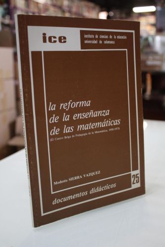 Portada del libro de La reforma de la enseñanza de las matemáticas.
