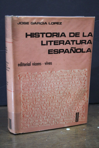 Portada del libro de Historia de la literatura española