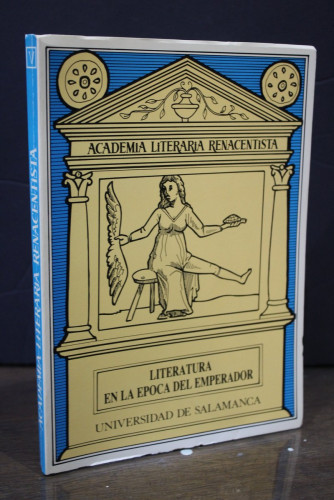 Portada del libro de Literatura en la época del emperador.- Academia Literaria Renacentista.