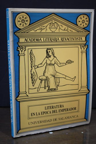 Portada del libro de Literatura en la época del emperador.- Academia Literaria Renacentista.