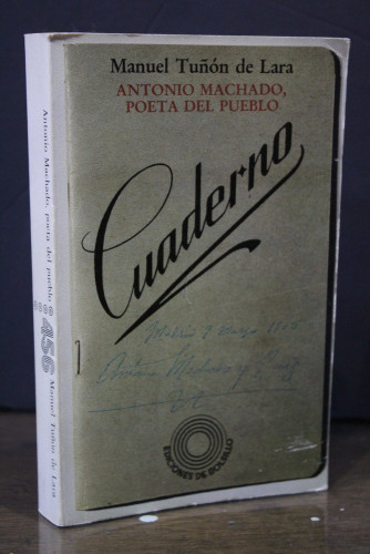 Portada del libro de Antonio Machado, poeta del pueblo