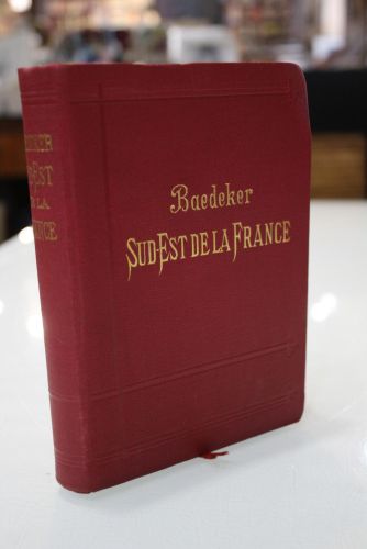 Portada del libro de Sud-Est de la France. Du Jura a la Méditerranée et y compris la corse. Manuel du Voyageur.
