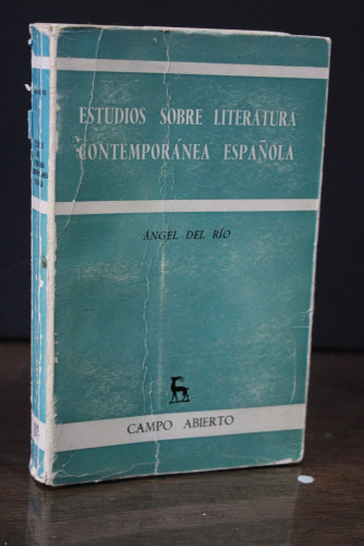 Portada del libro de Estudios sobre literatura contemporánea española