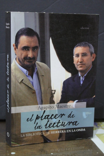 Portada del libro de El placer de la lectura. La biblioteca de Herrera en la Onda