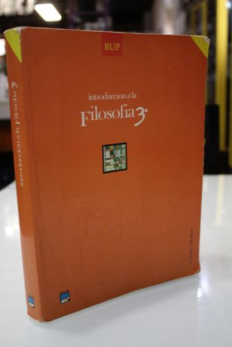 Portada del libro de Introducción a la filosofía. 3º. BUP.
