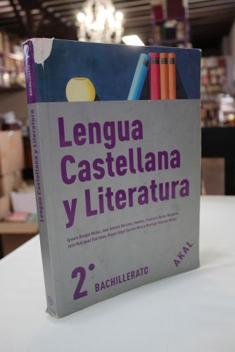 Portada del libro de Lengua Castellana y Literatura 2º Bachillerato