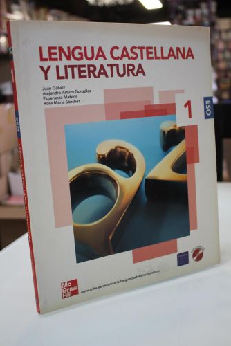 Portada del libro de Lengua castellana y literatura 1 ESO
