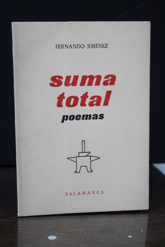 Portada del libro de Suma total. Poemas