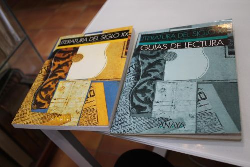 Portada del libro de Literatura del siglo XX, COU.- Dos tomos.